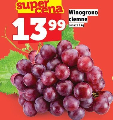 Winogrona ciemne promocja w TOPAZ