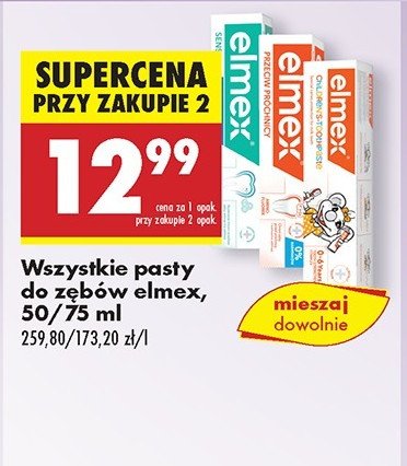 Pasta do zębów Elmex sensitive promocja