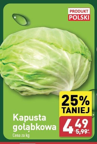 Kapusta gołąbkowa promocja w Aldi