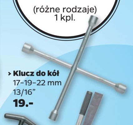 Klucz do kół 17/19/22 mm Intertec promocja