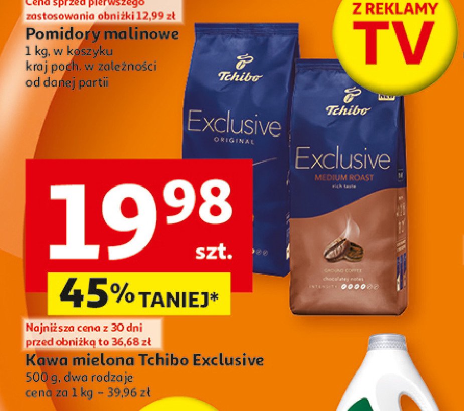 Kawa medium roast Tchibo exclusive Tchibo cafe promocja w Auchan