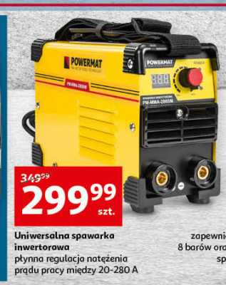 Spawarka inwertorowa z regulacj膮 nat臋偶enia 20-280 a Powermat promocja