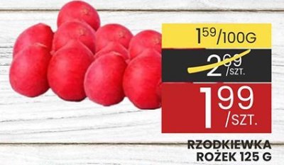 Rzodkiewka różek 125 g zł/szt produkt polski promocja w Wafelek
