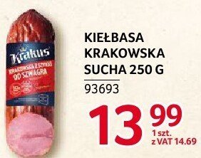 Kiełbasa krakowska sucha promocja w Selgros