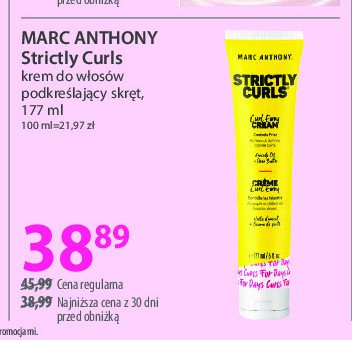 Krem do loków Marc anthony strictly curls promocja w Hebe