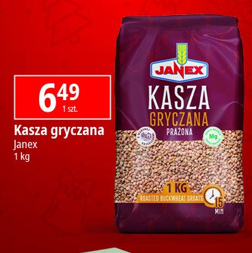 Kasza gryczana prażona Janex promocja