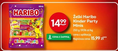 Żelki Haribo Kinder Party Minis promocja w Żabka