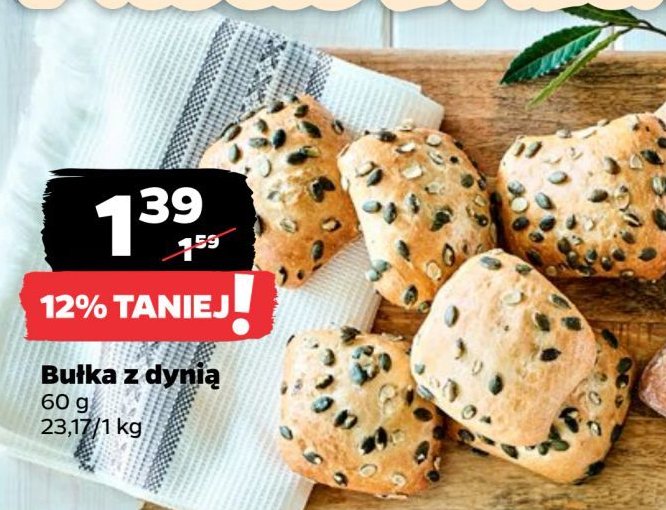 Bułka z dynią promocja