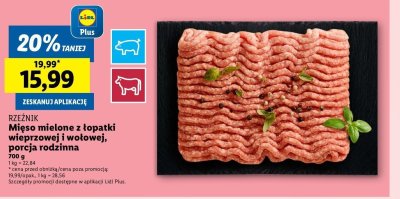 Mięso mielone z łopatki wieprzowej i wołowej Rzeźnik codzienna dostawa promocja