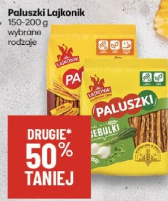 Paluszki Lajkonik wybrane rodzaje promocja w Delikatesy Centrum