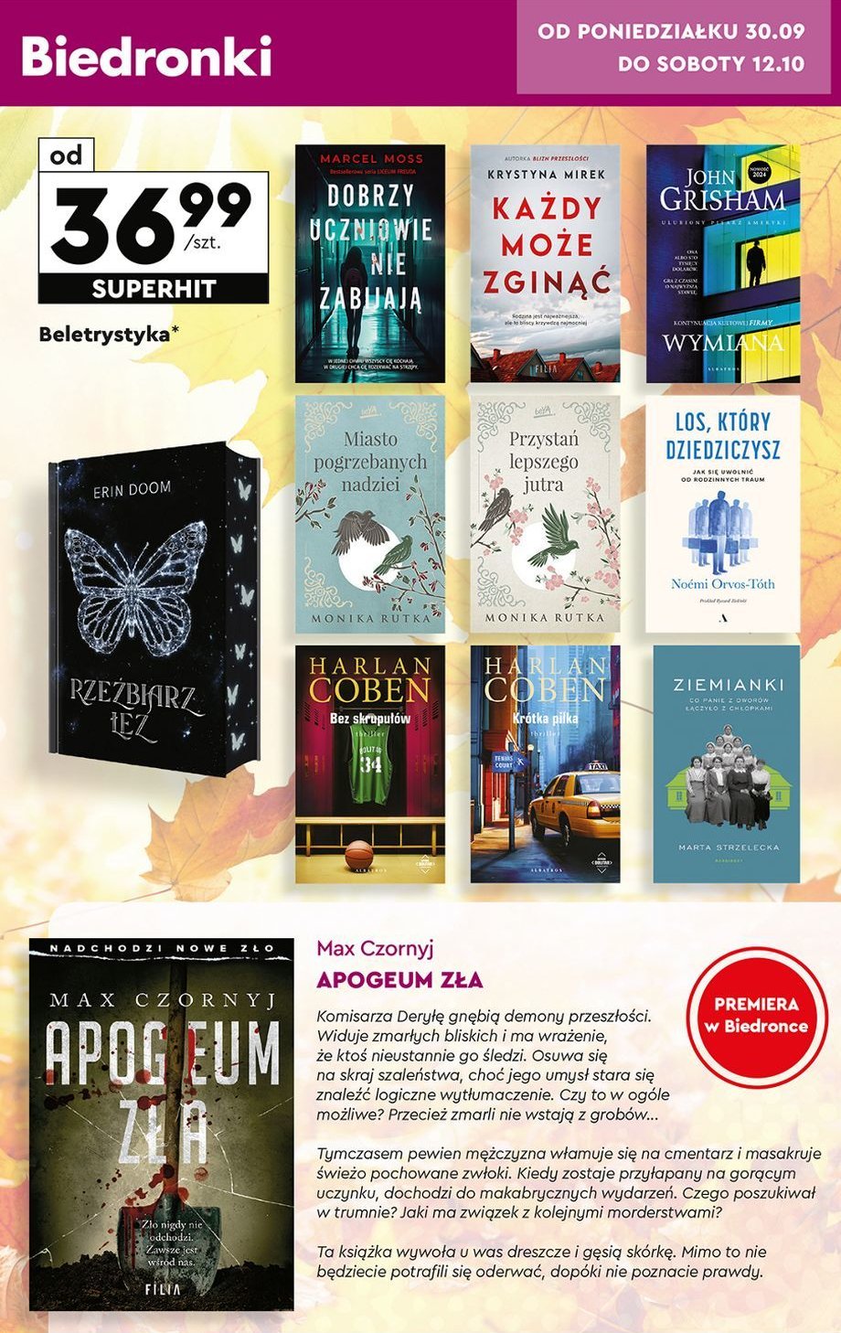 Harlan coben "krótka piłka" promocja