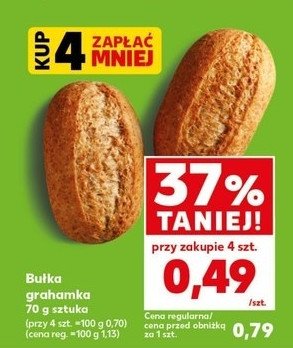 Bułka grahamka promocja