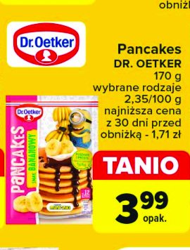 Pancakes bananowe Dr. oetker promocja