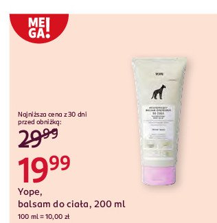 Balsam do ciała creamy musk Yope promocja