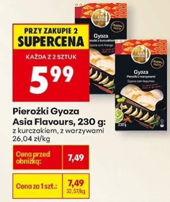 Pierożki Gyoza z kurczakiem promocja w Biedronka