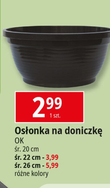 Osłonka na doniczkę 20 cm Ok katarzyna ostrowska promocja