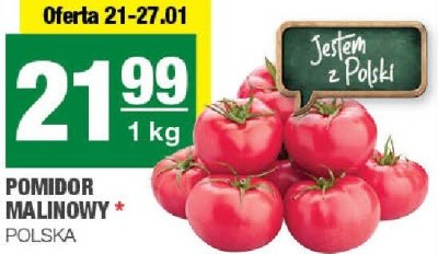 Pomidor malinowy Polska promocja w SPAR