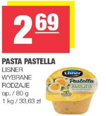 Pasta pastella LISNER wybrane rodzaje promocja w SPAR