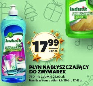 Płyn nabłyszczający do zmywarek Ludwik promocja w Stokrotka