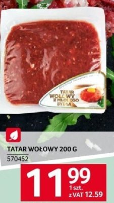 Tatar wołowy 200 g promocja w Selgros