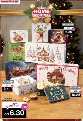 Puszka na ciasteczka 15x15cm promocja w Woolworth