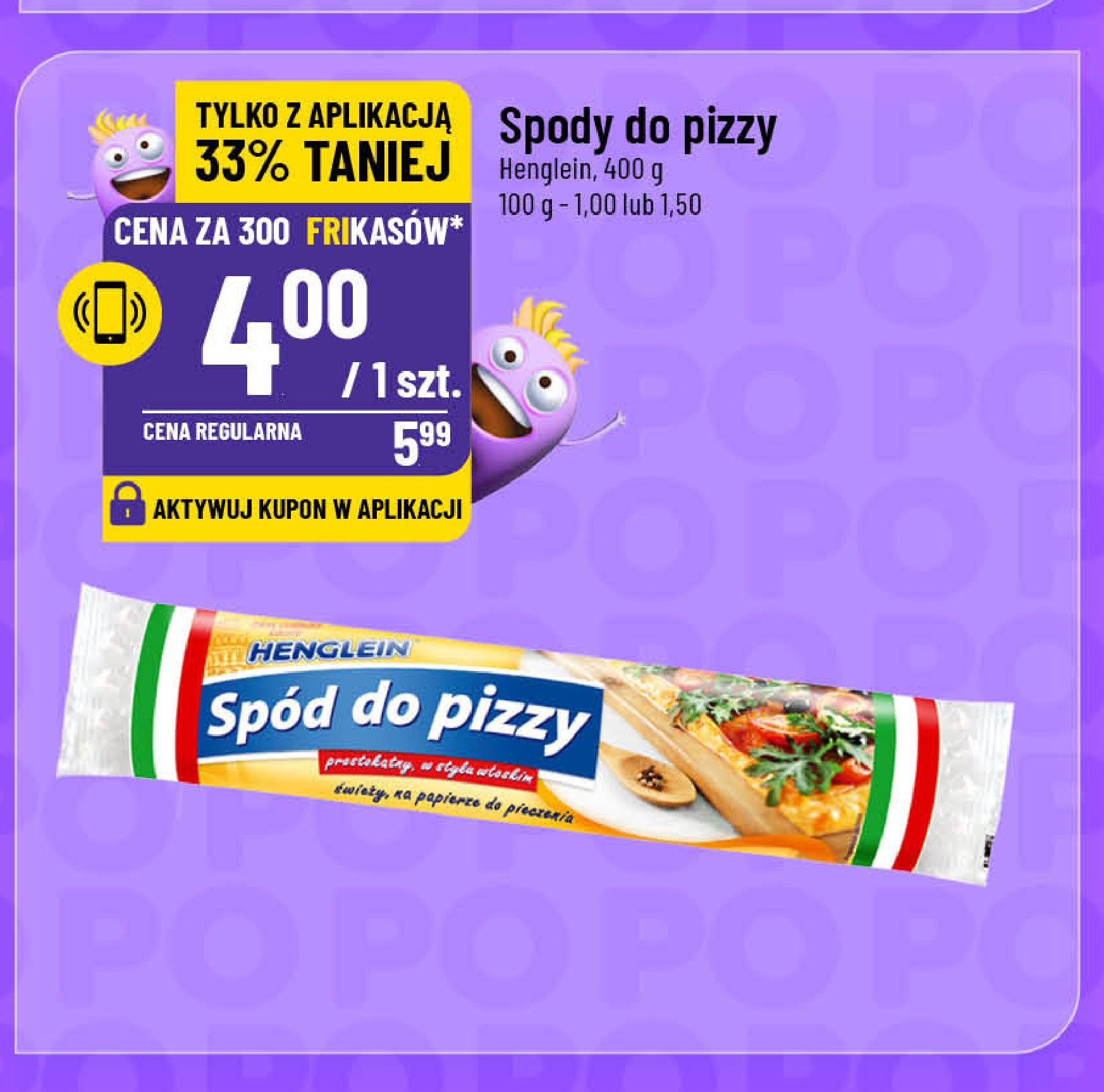 Spód do pizzy Henglein promocja w POLOmarket