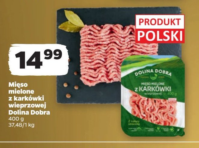 Mięso mielone z karkówki wieprzowej Dolina dobra promocja