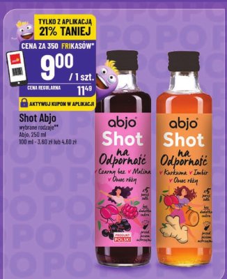 Shot Abjo wybrane rodzaje promocja w POLOmarket
