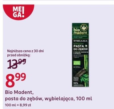 Pasta do zębów wybielająca promocja w Rossmann