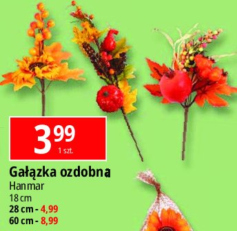 Gałązkka ozdobna 18 cm Hanmar promocja