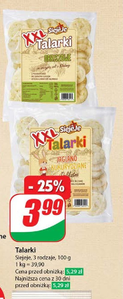 Talarki jaglano-kukurydziane Siejeje promocja