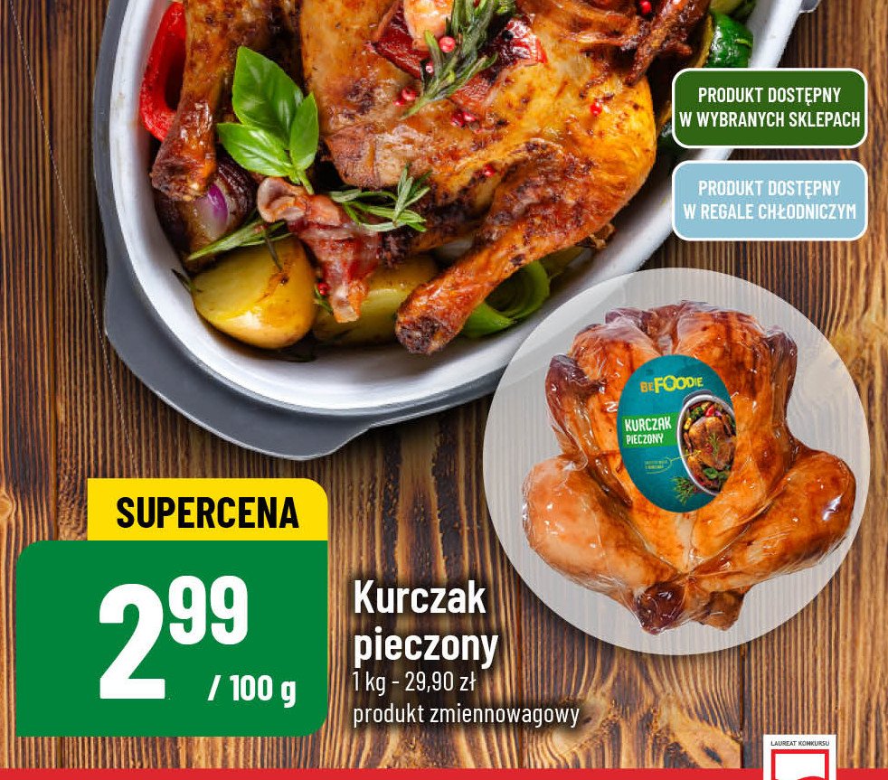 Kurczak pieczony Be foodie promocja w POLOmarket