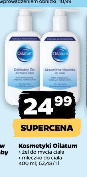 Mleczko do ciała Oilatum promocja w Netto