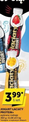 Jogurt Łaciaty Protein+ promocja w Euro Sklep