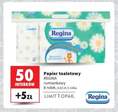 Papier toaletowy rumiankowy Regina promocja