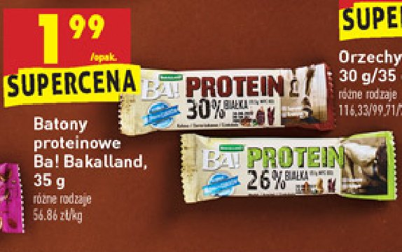 Baton protein 30% Bakalland ba! protein promocja