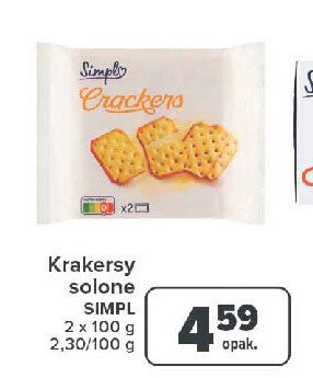 Krakersy Simpl promocja