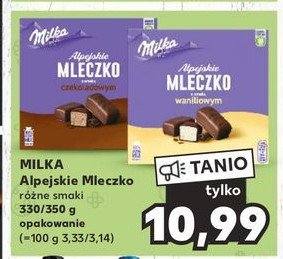 Czekoladki czekoladowe Milka alpejskie mleczko promocja