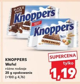 Wafelek black & white Knoppers promocja