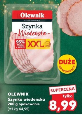 Szynka wiedeńska OLEWNIK promocja w Kaufland
