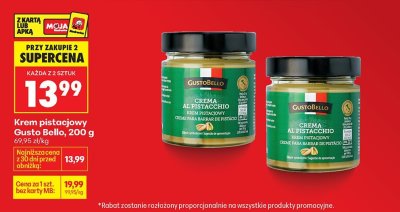 Krem pistacjowy Gusto Bello 200g promocja w Biedronka