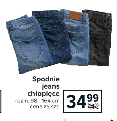 Spodnie jeans chłopięce rozm. 98-164 cm promocja