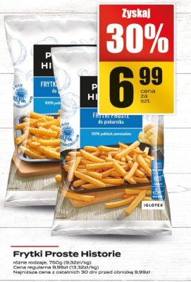 Frytki Proste Historie promocja w Supeco