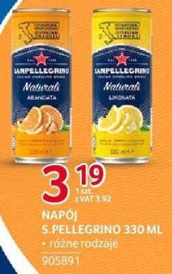 Napój S.Pellegrino 330ml różne rodzaje promocja w Selgros