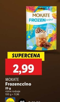 Cappucino choco-nut heaven Mokate frozenccino promocja