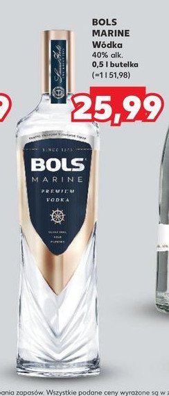 Wódka Bols marine promocja w Kaufland