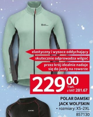 Polar damski JACK WOLFSKIN promocja w Selgros