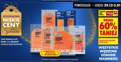 Wędzone łososie wszystkie rodzaje promocja w Biedronka