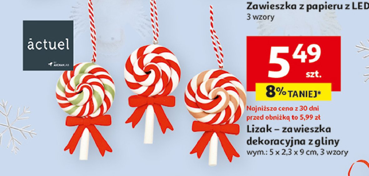 Zawieszka lizak Actuel promocja