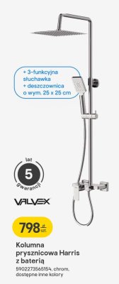 Kolumna prysznicowa Harris z baterią promocja w Castorama
